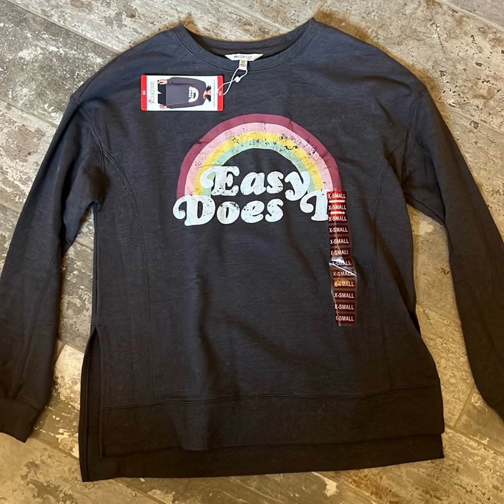 Lightweight Sweatshirt with Great Detail!